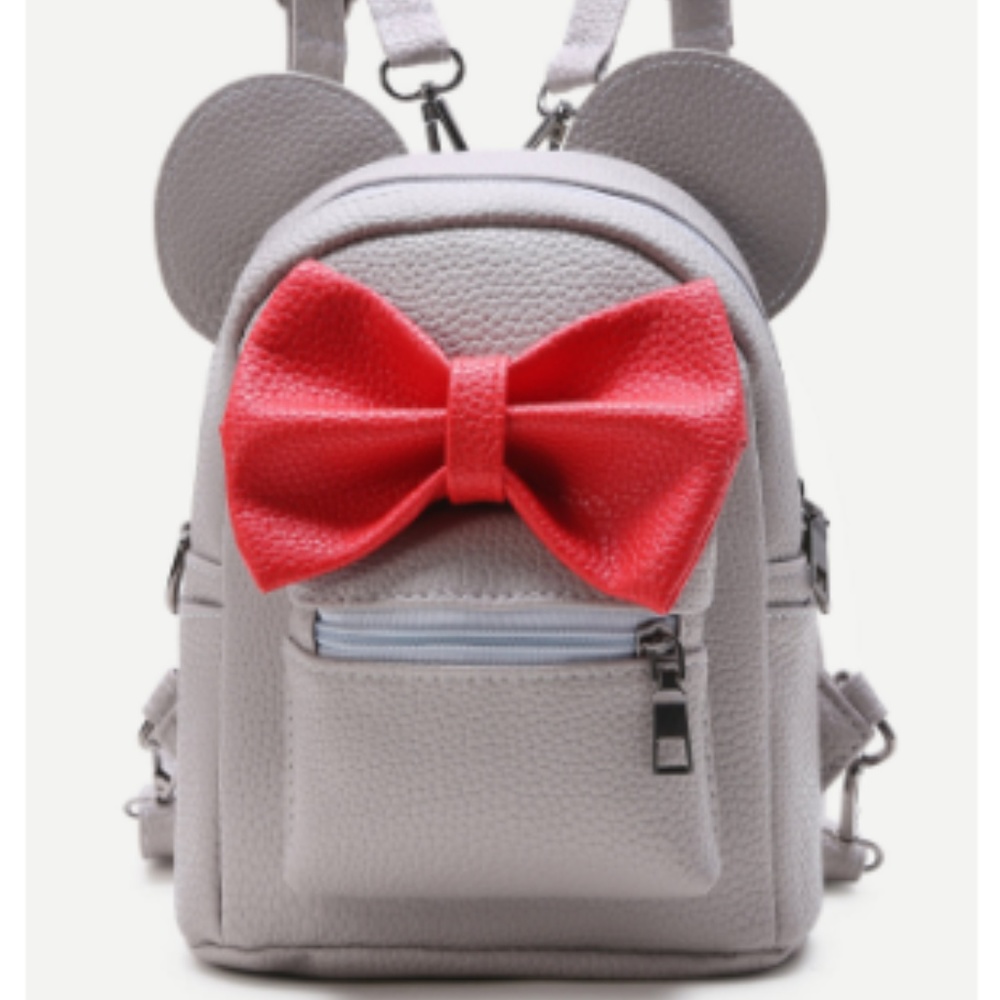 MINI BOOKBAG WITH BOW AND EARS - Picture 3 of 8